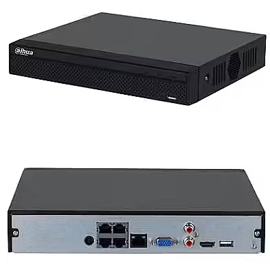 Dahua 4 Channel NVR (DHI-NVR 1104HS-S3/H), 1 Sata, Non-PoE